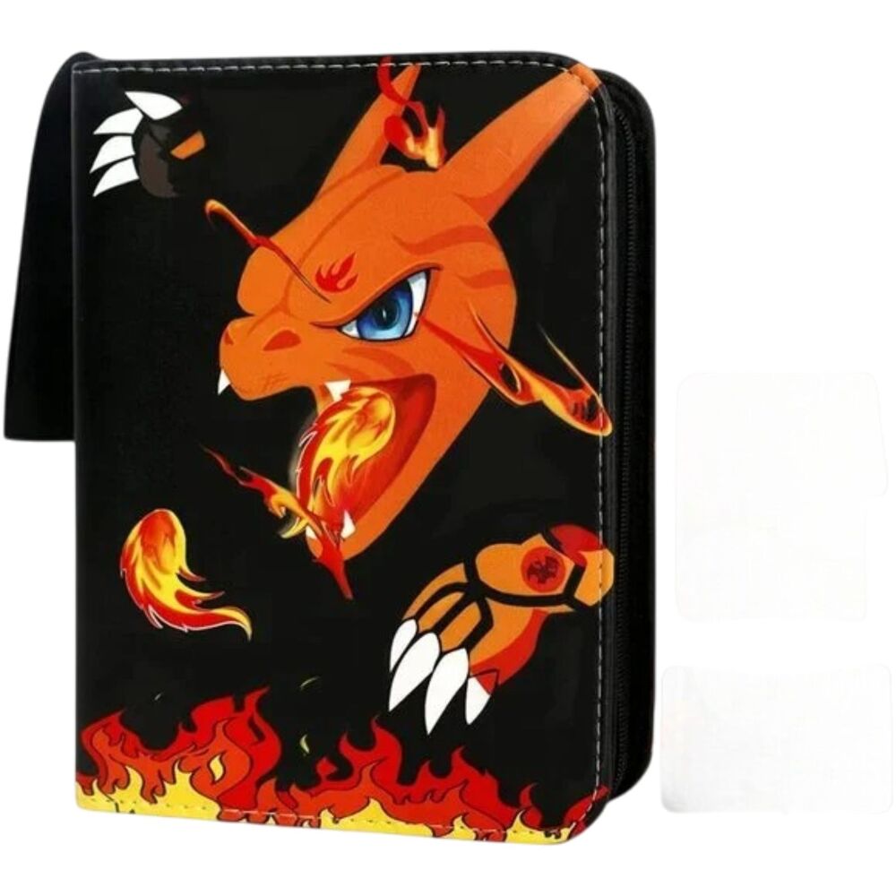 Pokemon 4 Pocket 440 Cards 55 Removable Sleeves TCG Dragon Card Binder Charizard